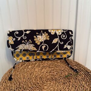 Vera Bradley Yellow and Black Floral Bag